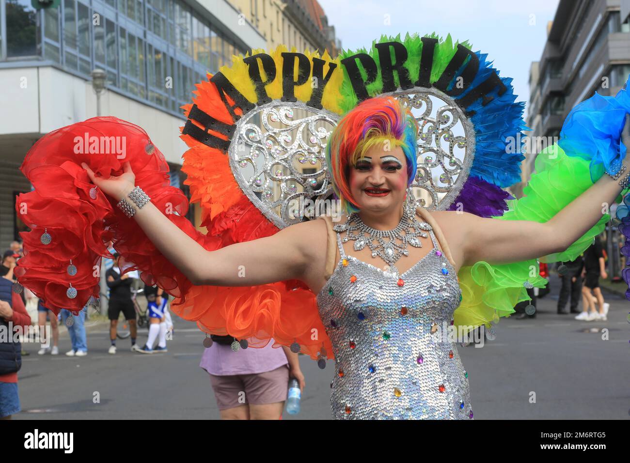 Christopher Street day, Berlin Pride, Berlin, Germany Stock Photo