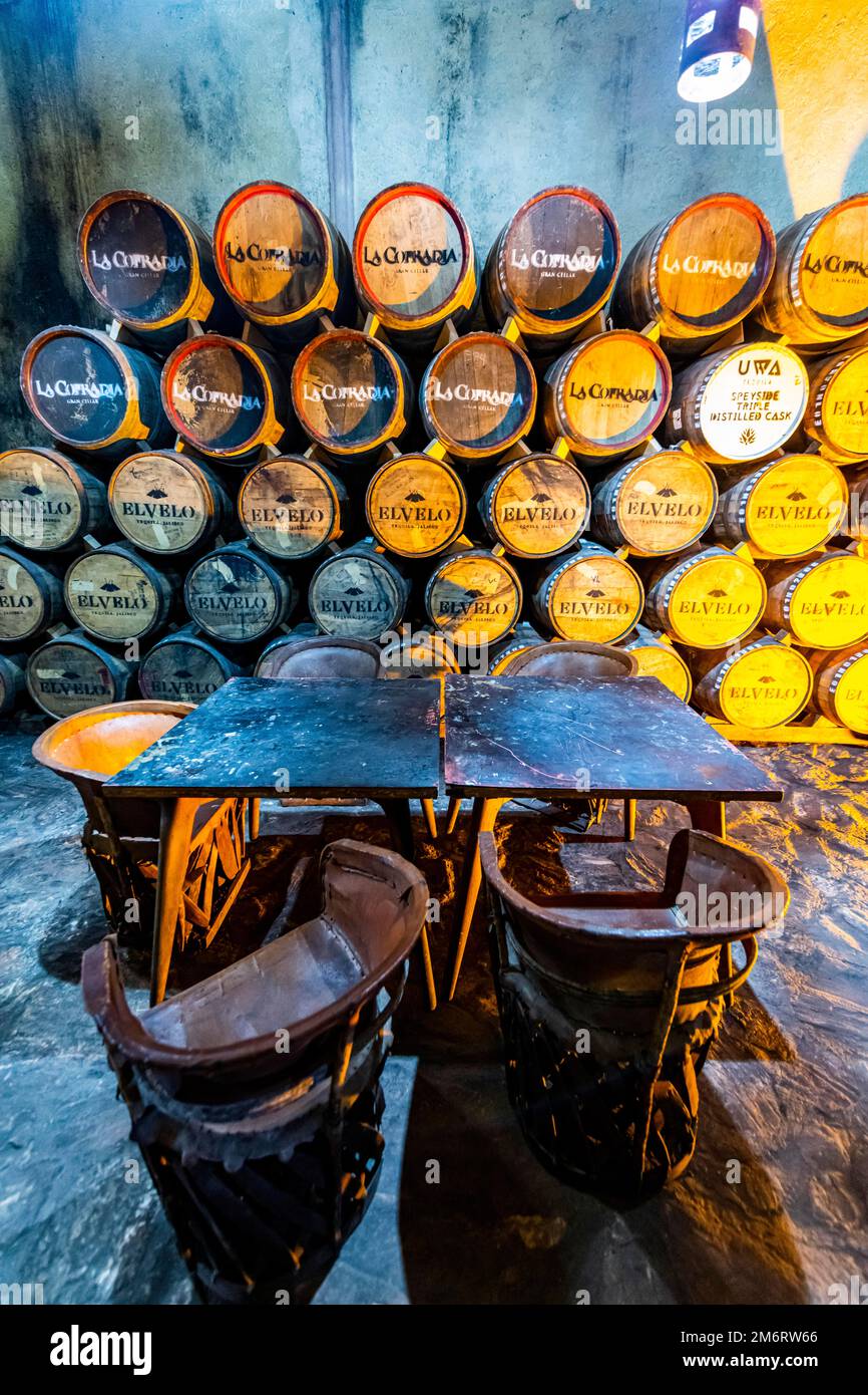 Old storage facility for Tequila barrels, Tequila Factory La Cofradia
