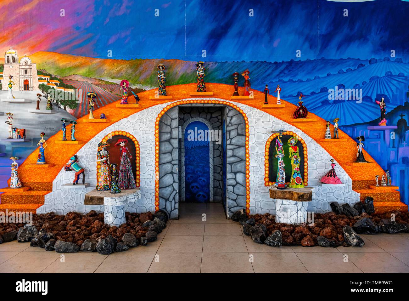 Restaurant in the Tequila Factory La Cofradia, Unesco site Tequila