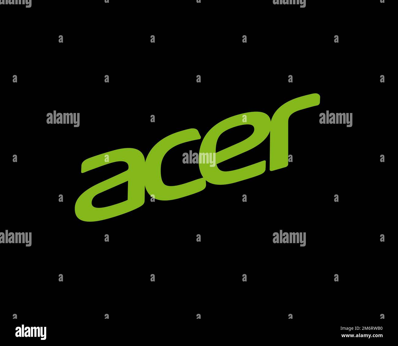 Maple (Acer) Inc. rotated logo, black background Stock Photo - Alamy
