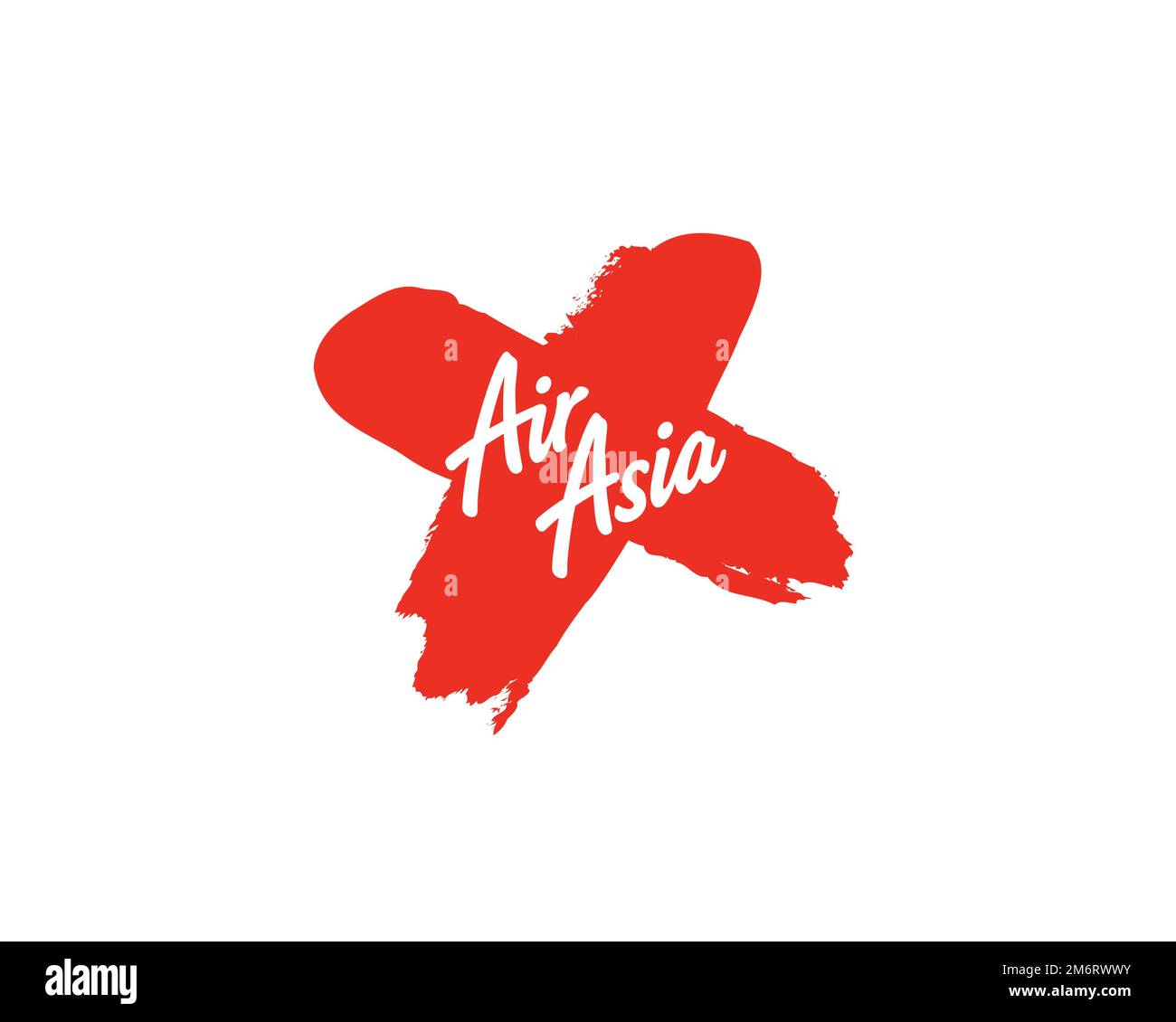 AirAsia X, rotated logo, white background Stock Photo - Alamy