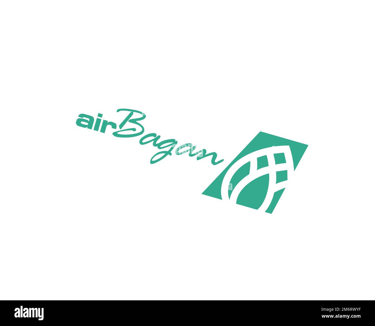 Air Bagan, rotated logo, white background B Stock Photo
