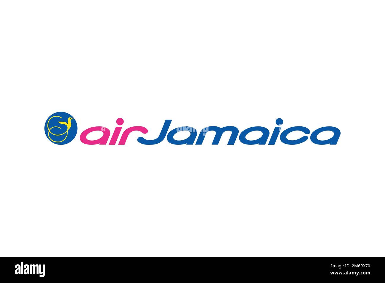 Air Jamaica, Logo, White background Stock Photo Alamy