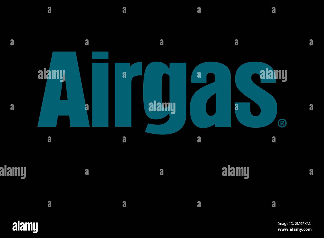 Airgas, Logo, Black background Stock Photo Alamy