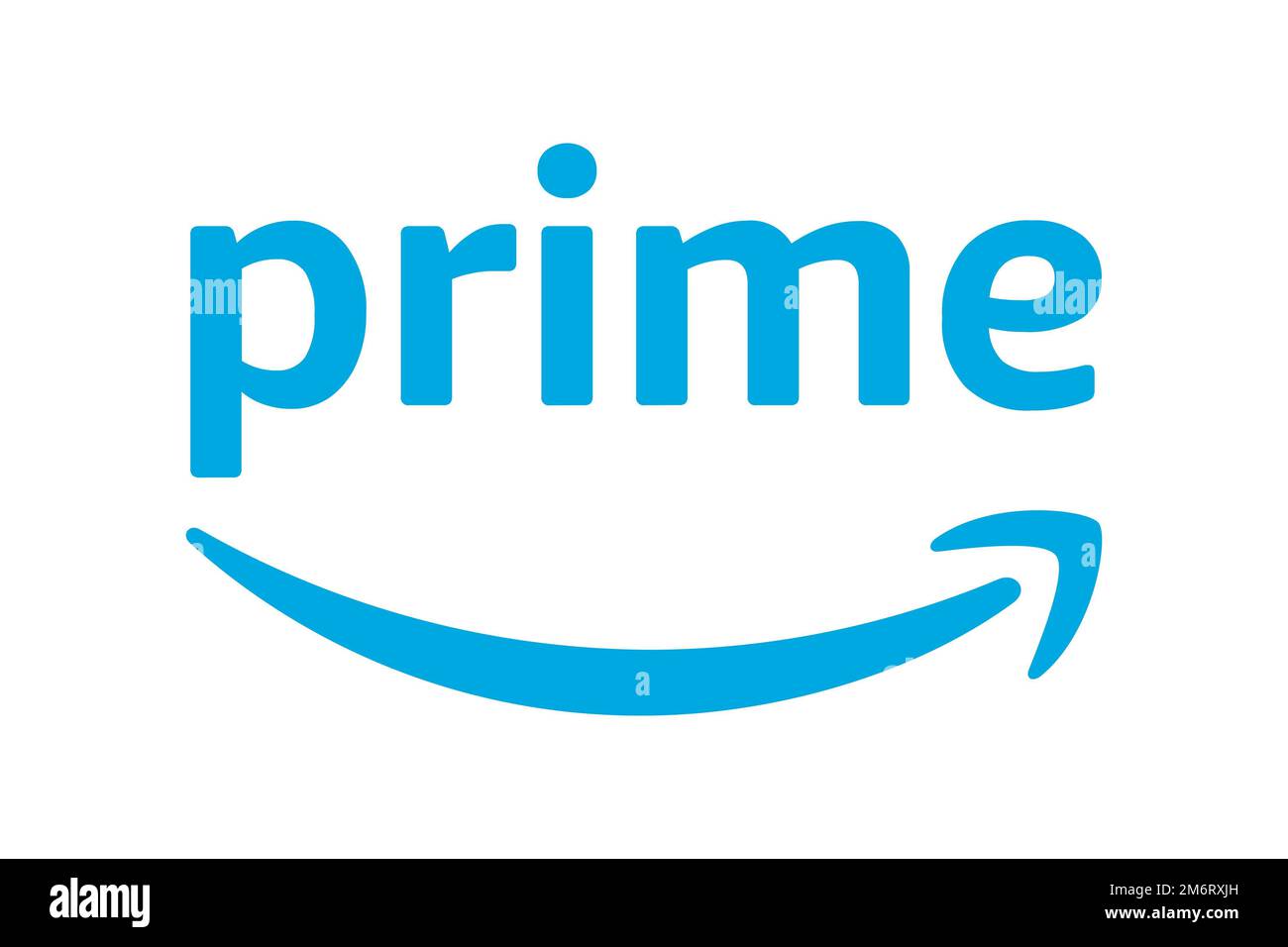 Amazon Prime, Logo, White background Stock Photo - Alamy