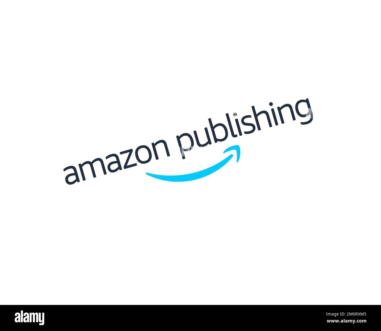 Amazon Publishing, Rotated Logo, White Background Stock Photo Alamy