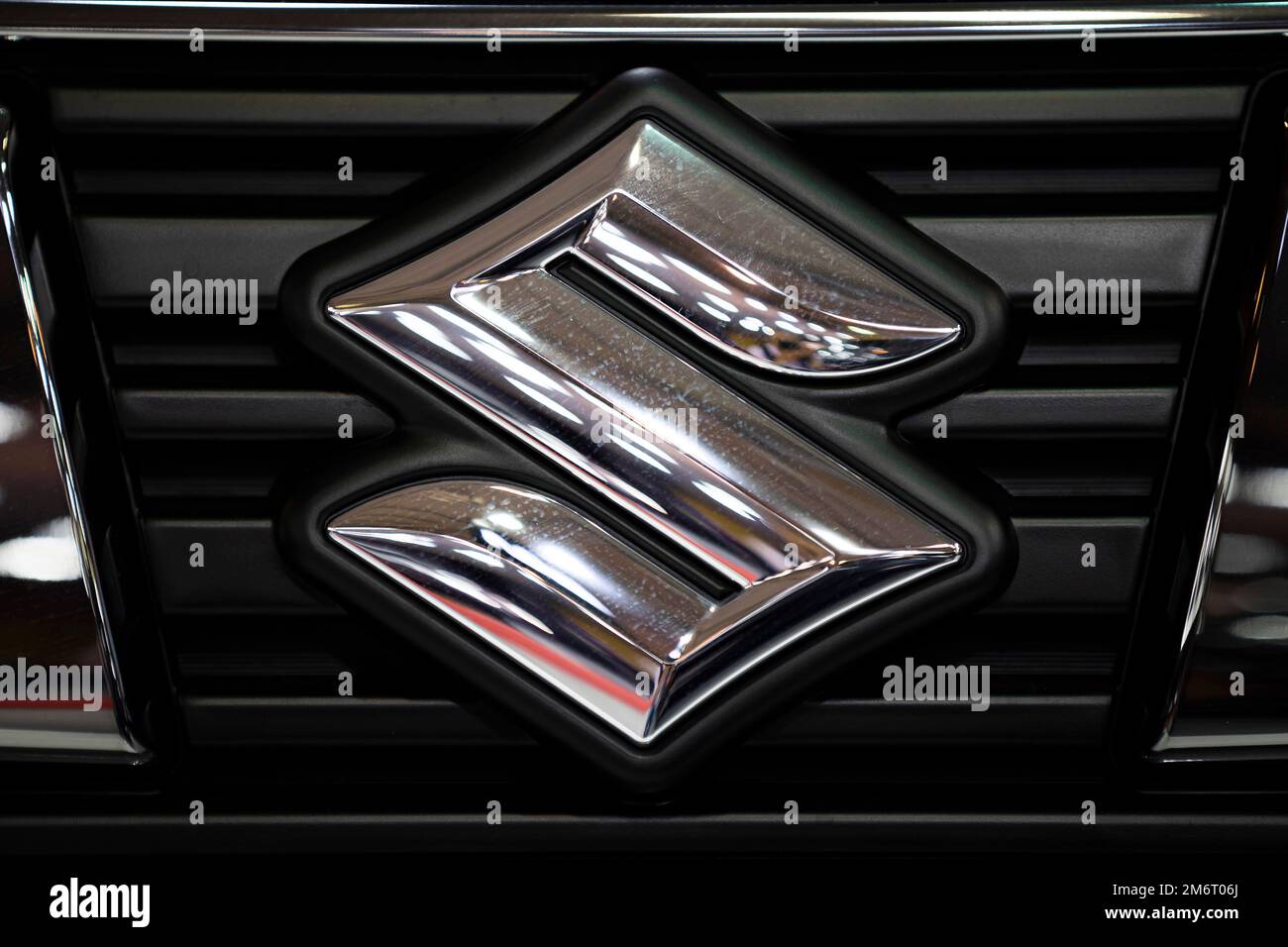 Suzuki logo emblem sign Stock Photo - Alamy