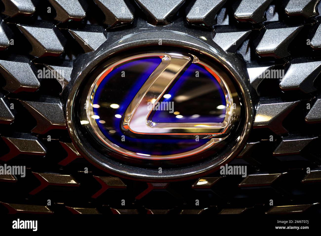 Lexus logo emblem sign Stock Photo - Alamy