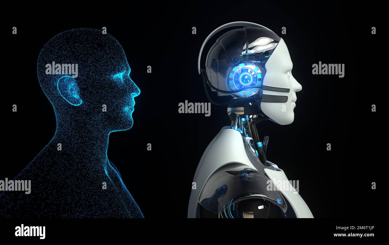 Robotic And AI Development Stock Photo