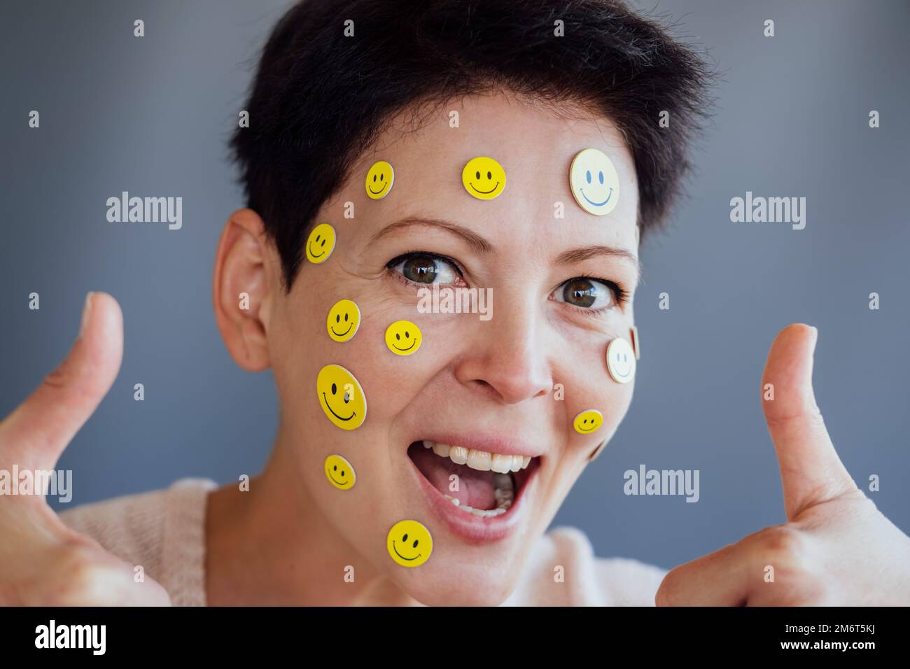 Positive emotions icons hi-res stock photography and images - Alamy