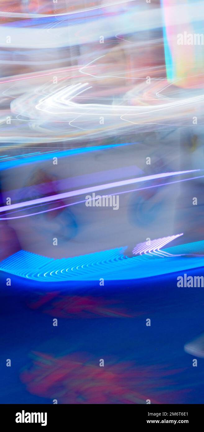 Abstract neon lights pattern suitable for background Stock Photo