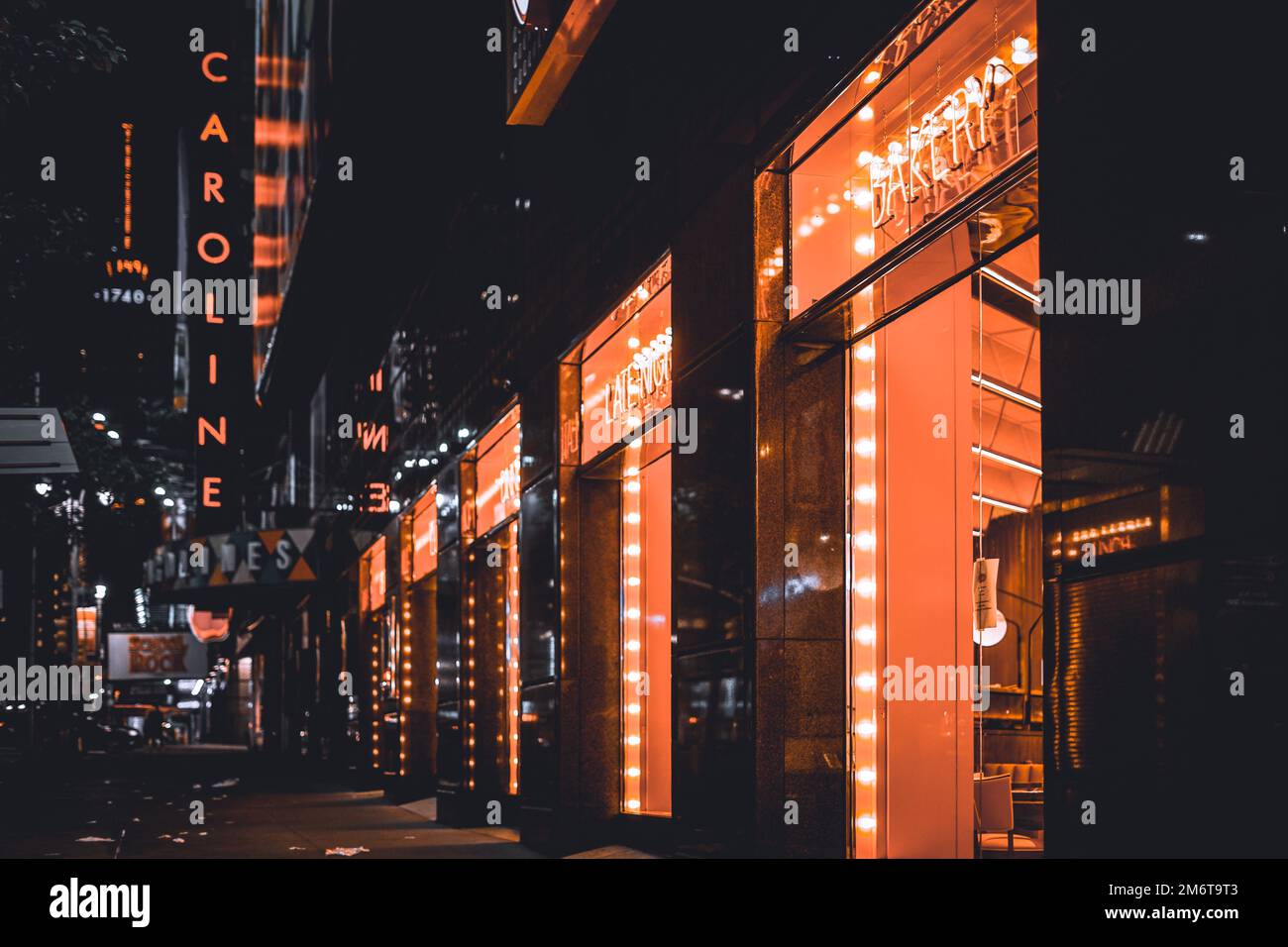 High density city night hi-res stock photography and images - Alamy