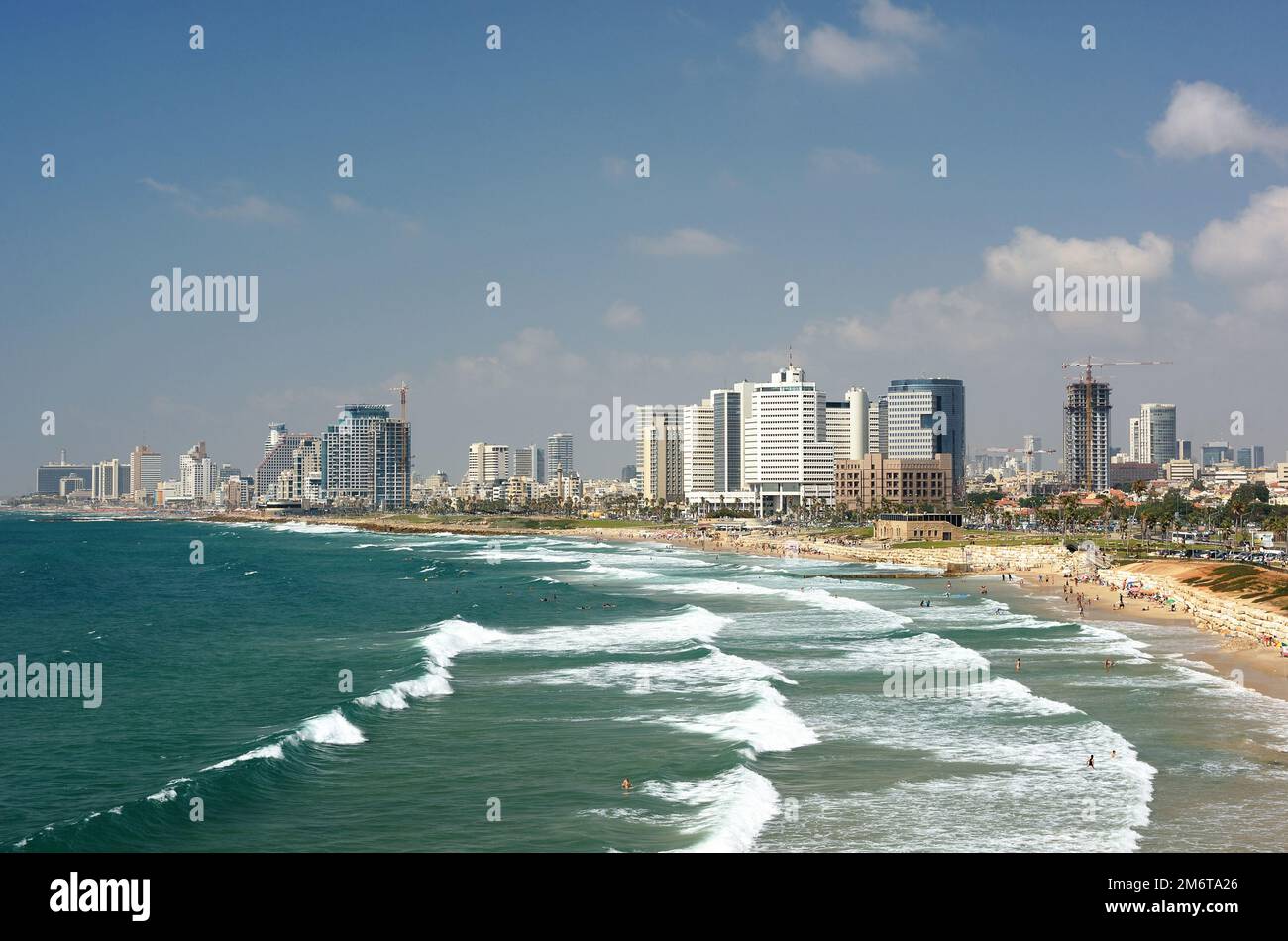 Mediterranean coast near the old Jaffa Stock Photo - Alamy