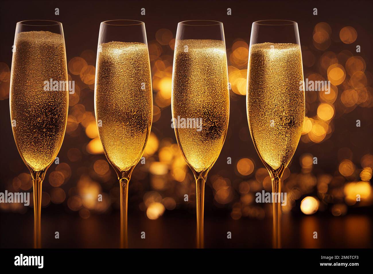 Sparkling champagne in glasses hi-res stock photography and images - Alamy