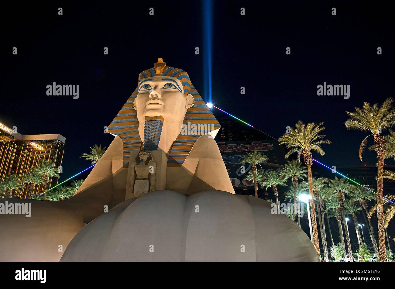 Luxor, Hotel, night, Las Vegas, Nevada, USA Stock Photo