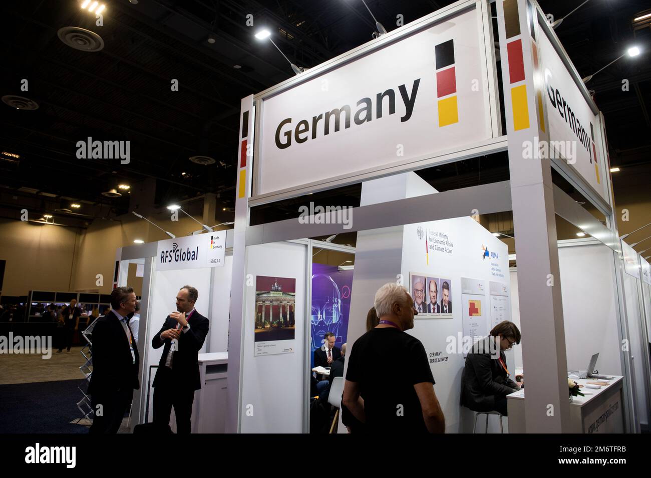 Las Vegas, USA. 05th Jan, 2023. The German Pavilion is on display at ...
