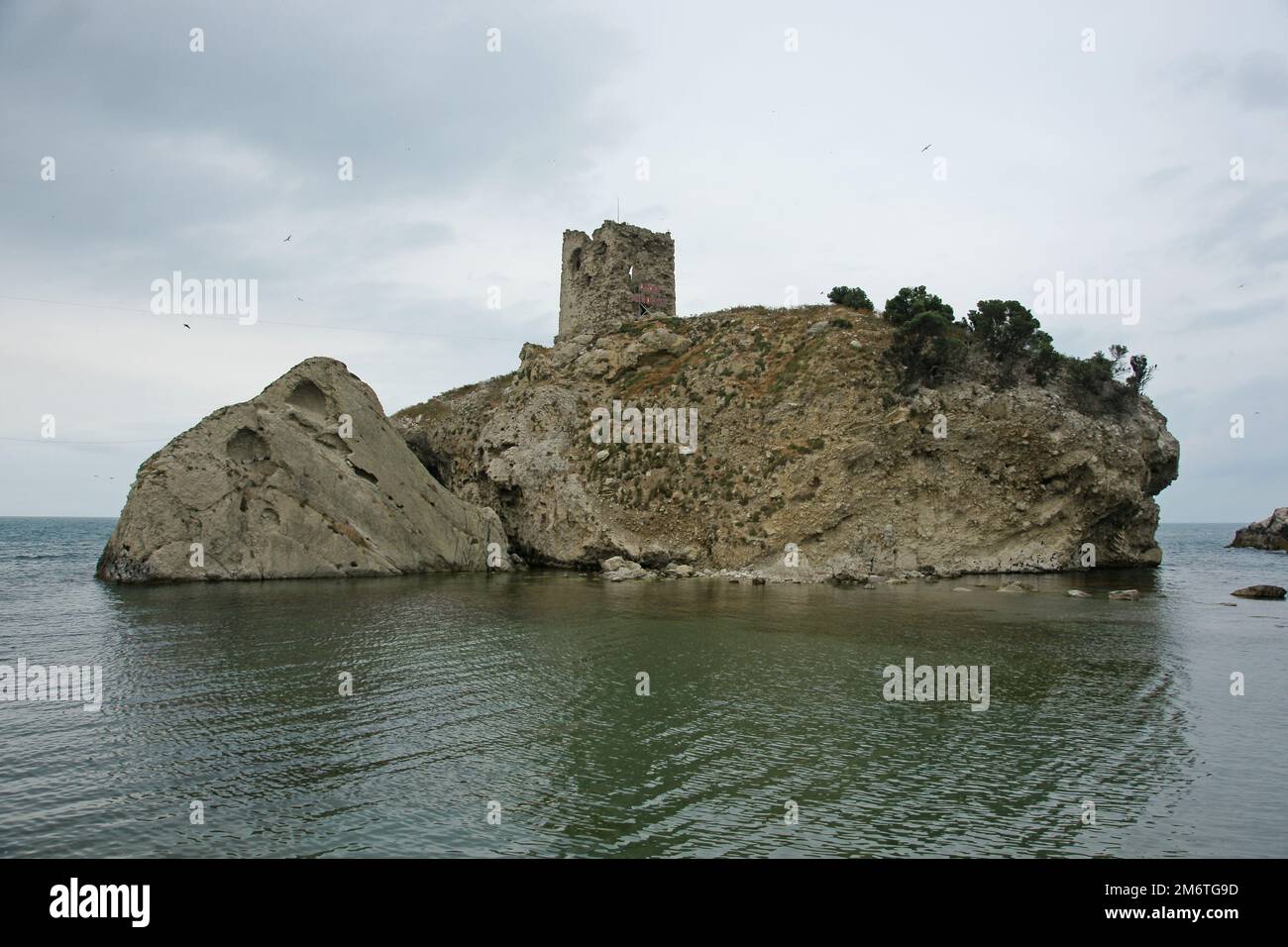 Sile Castle, located in Istanbul, Turkey, is a castle from the Genoese era. Stock Photo