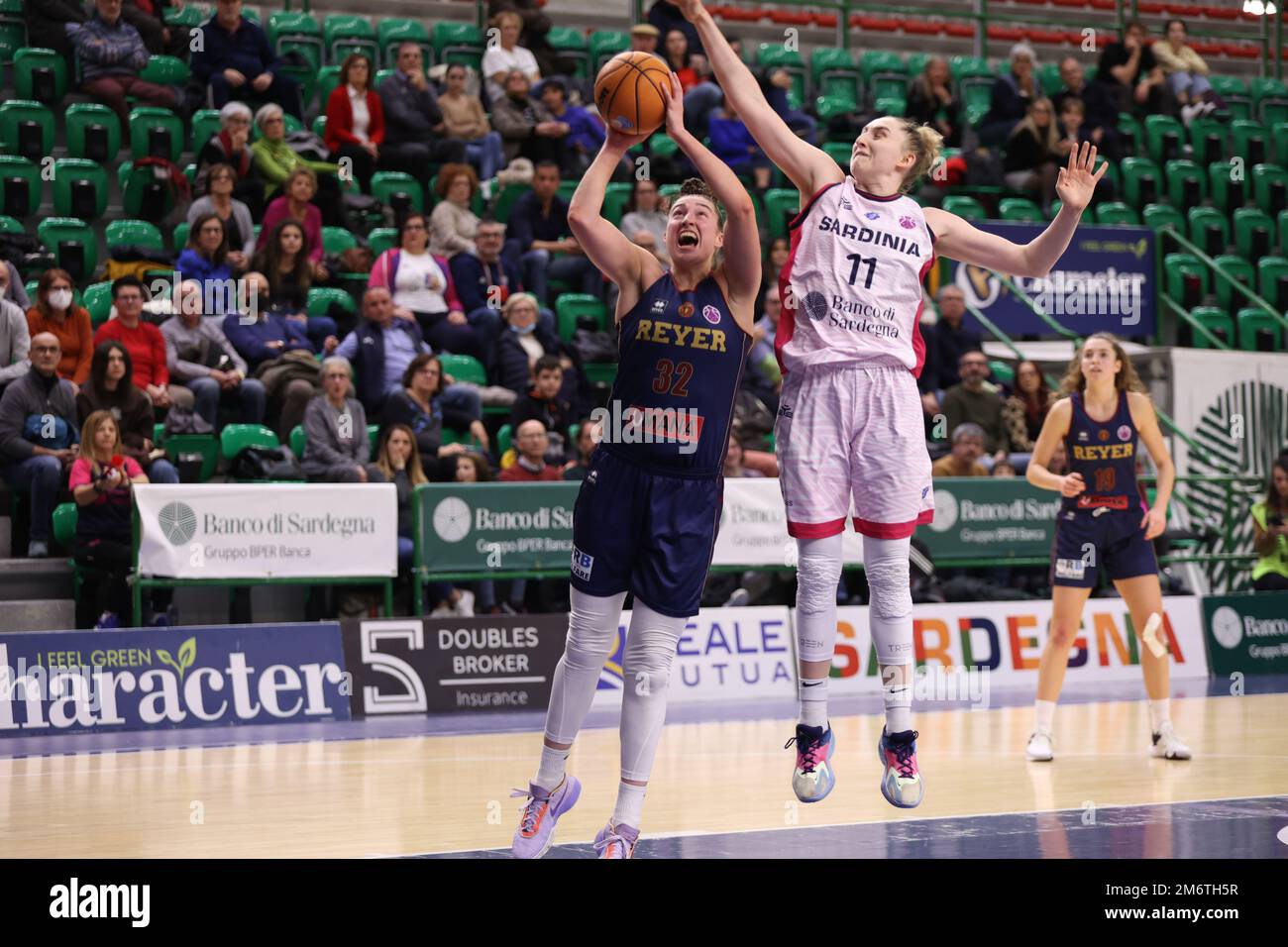 Sassari, Italy, January 05, 2023, Jessica Shepard (Umana Reyer Venezia ...