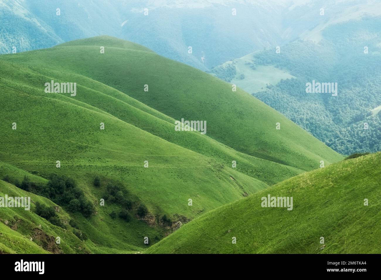 Hills with fog hi-res stock photography and images - Alamy