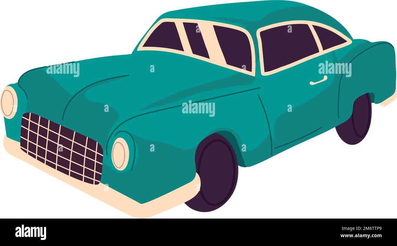 green classic car icon Stock Vector Image & Art - Alamy