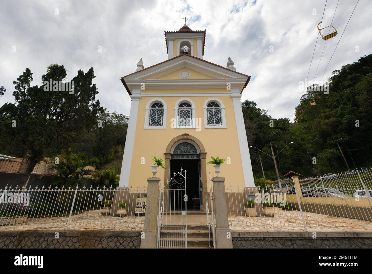 Saint Anthony Chapel in Nova Friburgo City, Brazil Stock Photo