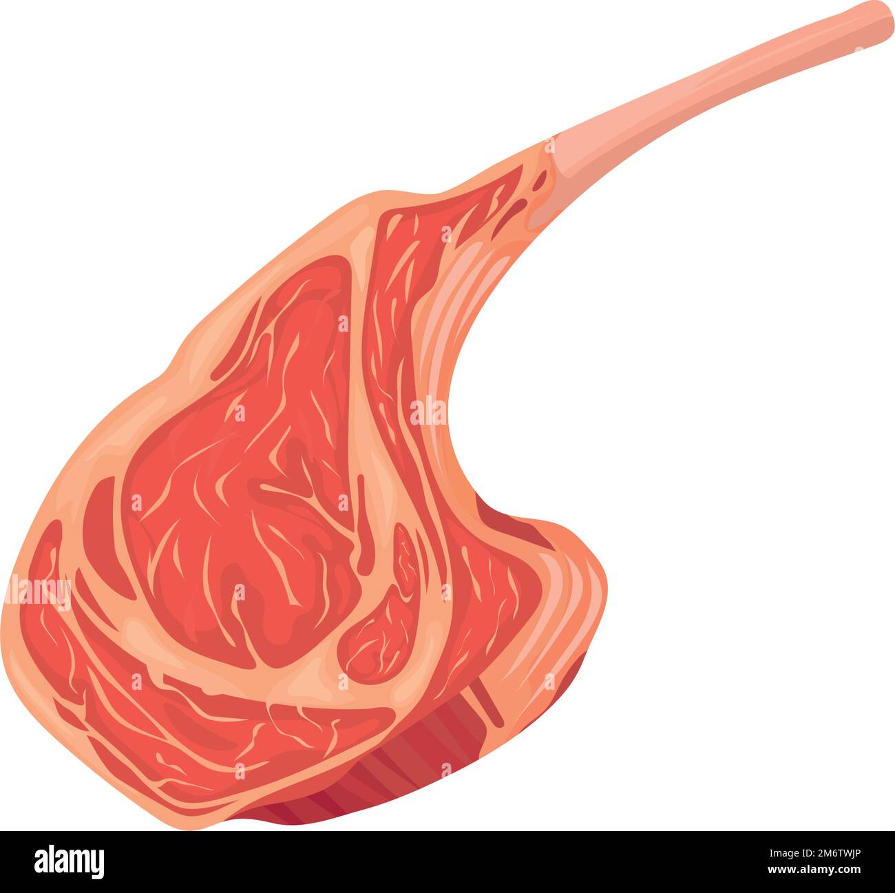 meat lamb chop Stock Vector Image & Art - Alamy