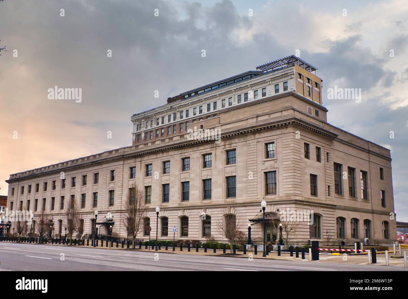 Sydney L. Christie Federal Building and U.S. Courthouse - Huntington, WV Stock Photo