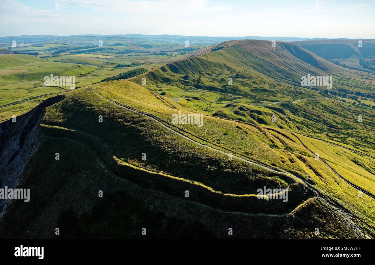 Mam Tor Prehistoric late Bronze Age early Iron Age univallate hill fort