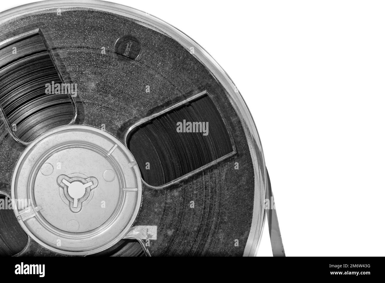 Reel with tape Stock Photo Alamy