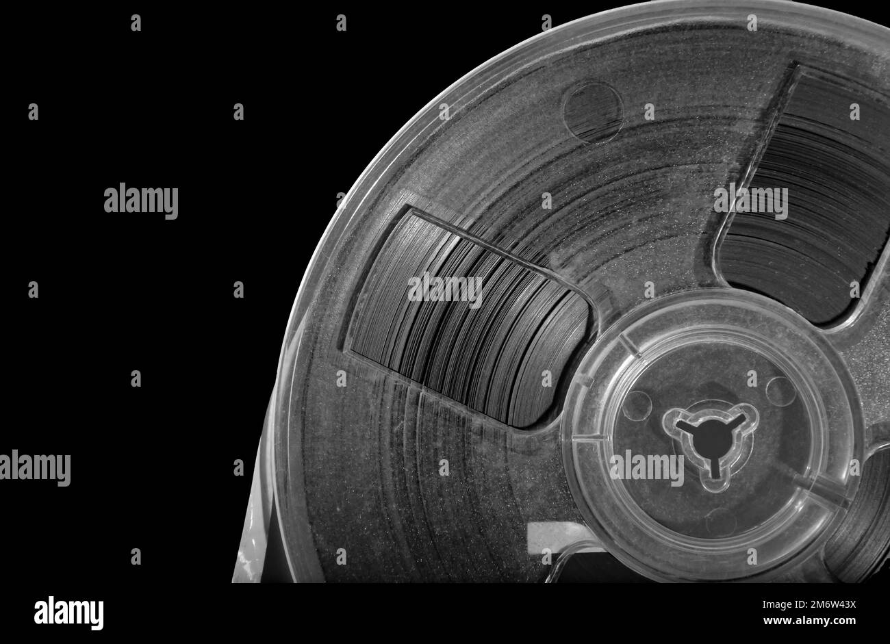 Reel with tape Stock Photo Alamy