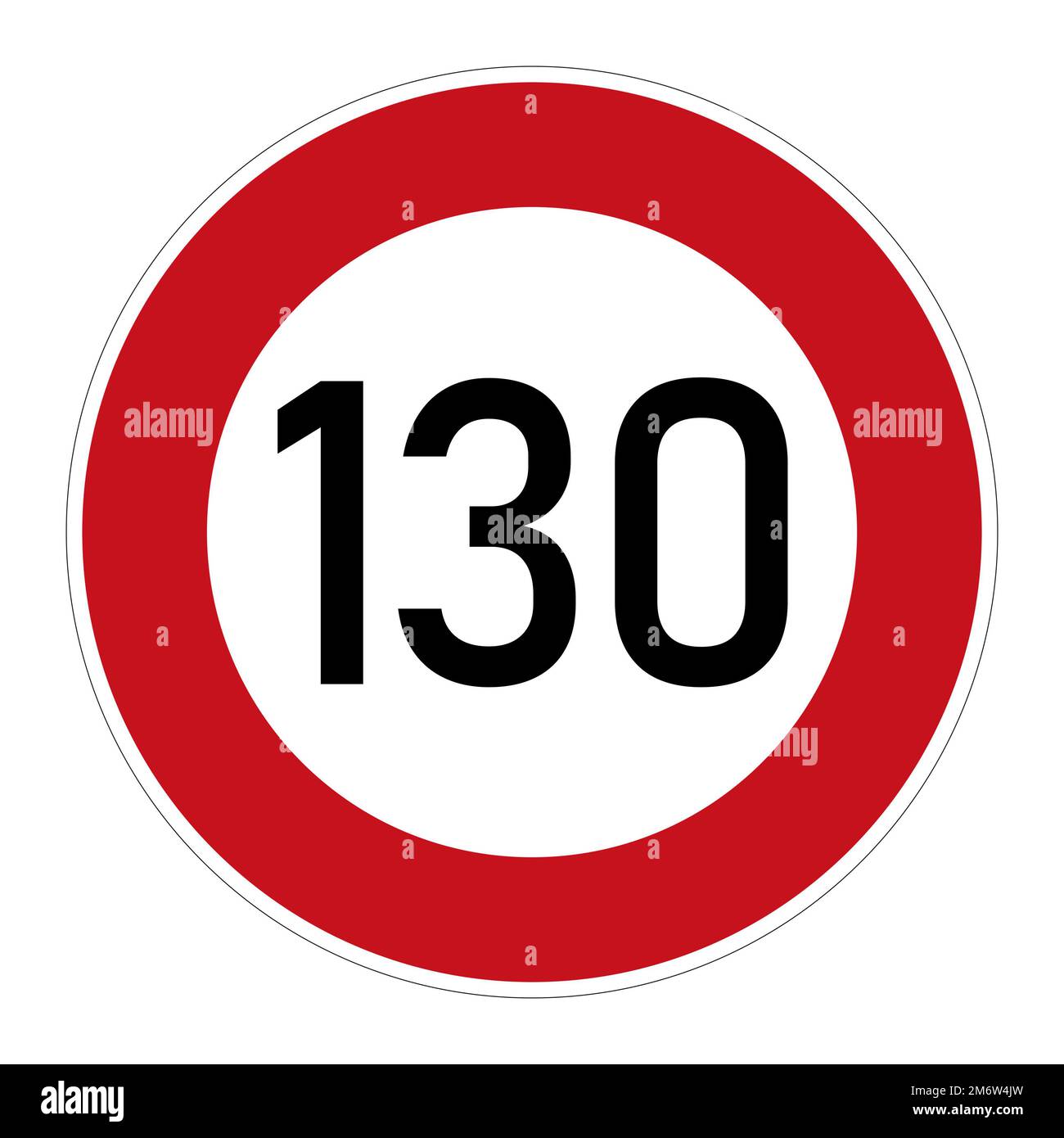 130 speed limit sign hires stock photography and images Alamy
