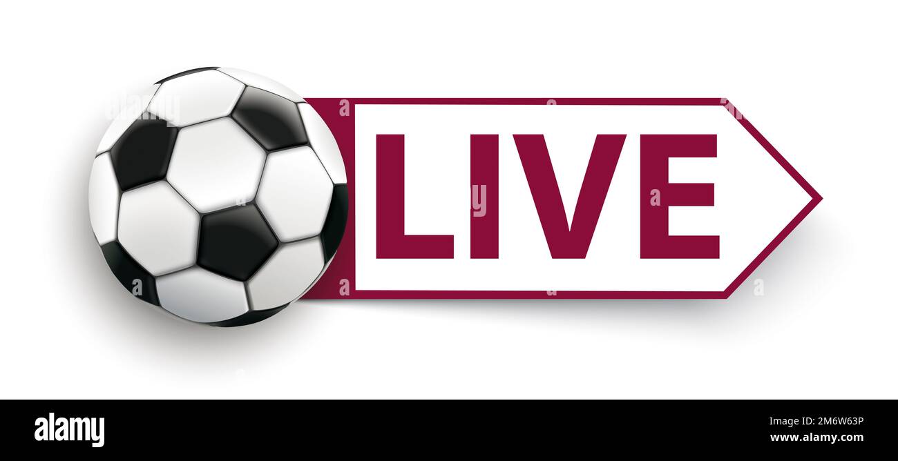 Football Arrow Live Stock Photo - Alamy