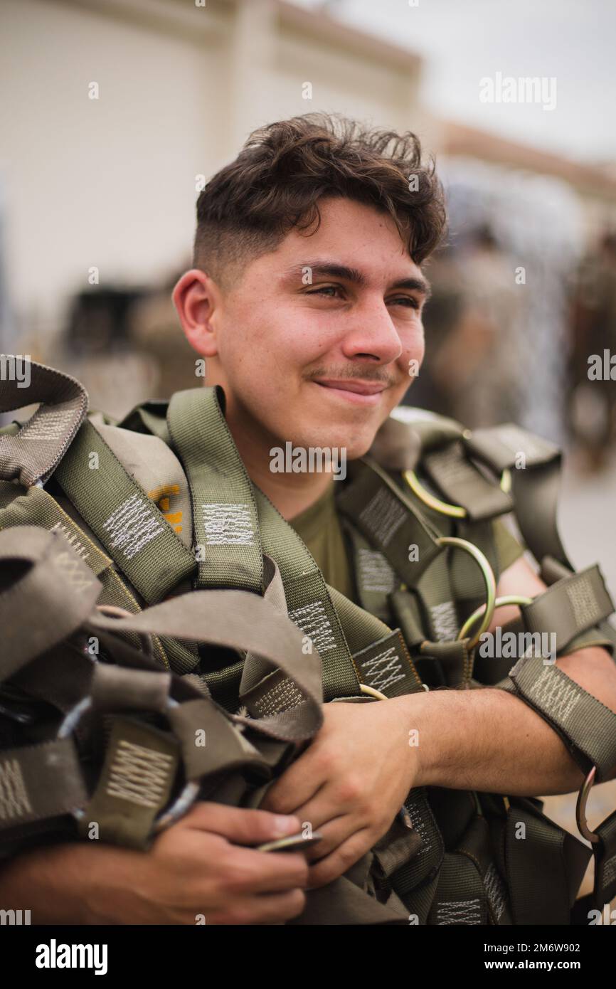 U.S. Marine Corps Lance Cpl. Jacob Morales, a generator mechanic with