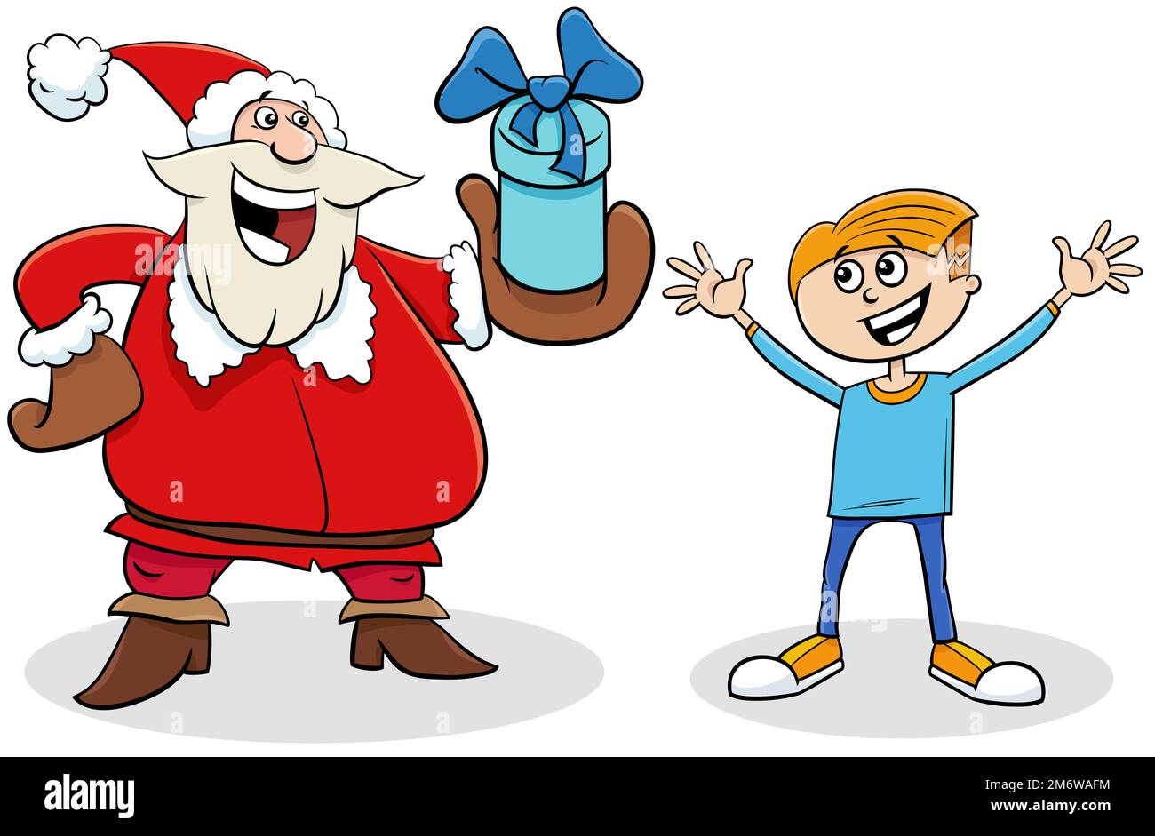 Boy give gift cartoon hi-res stock photography and images - Alamy Boy give gift cartoon hi-res stock photography and images - Alamy