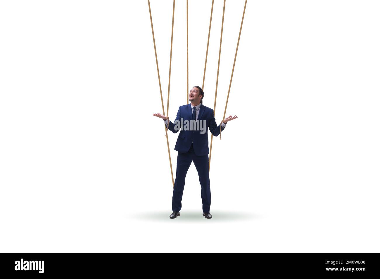 Man hand puppet strings hi-res stock photography and images - Alamy