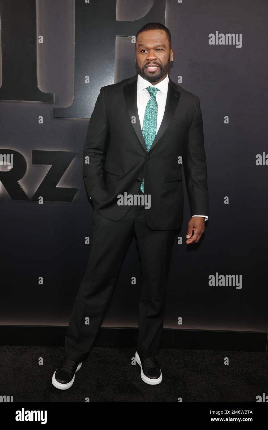Hollywood, Ca. 5th Jan, 2023. Curtis '50 Cent' Jackson at the season 2 premiere of BMF at the TCL Chinese Theatre in Hollywood, California on January 5, 2023. Credit: Faye Sadou/Media Punch/Alamy Live News Stock Photo