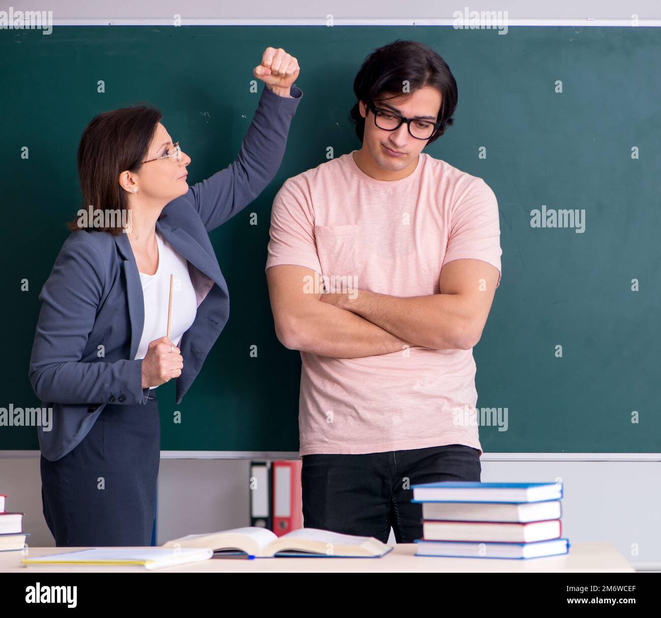 Angry Teacher In Classroom Hi-res Stock Photography And Images - Alamy