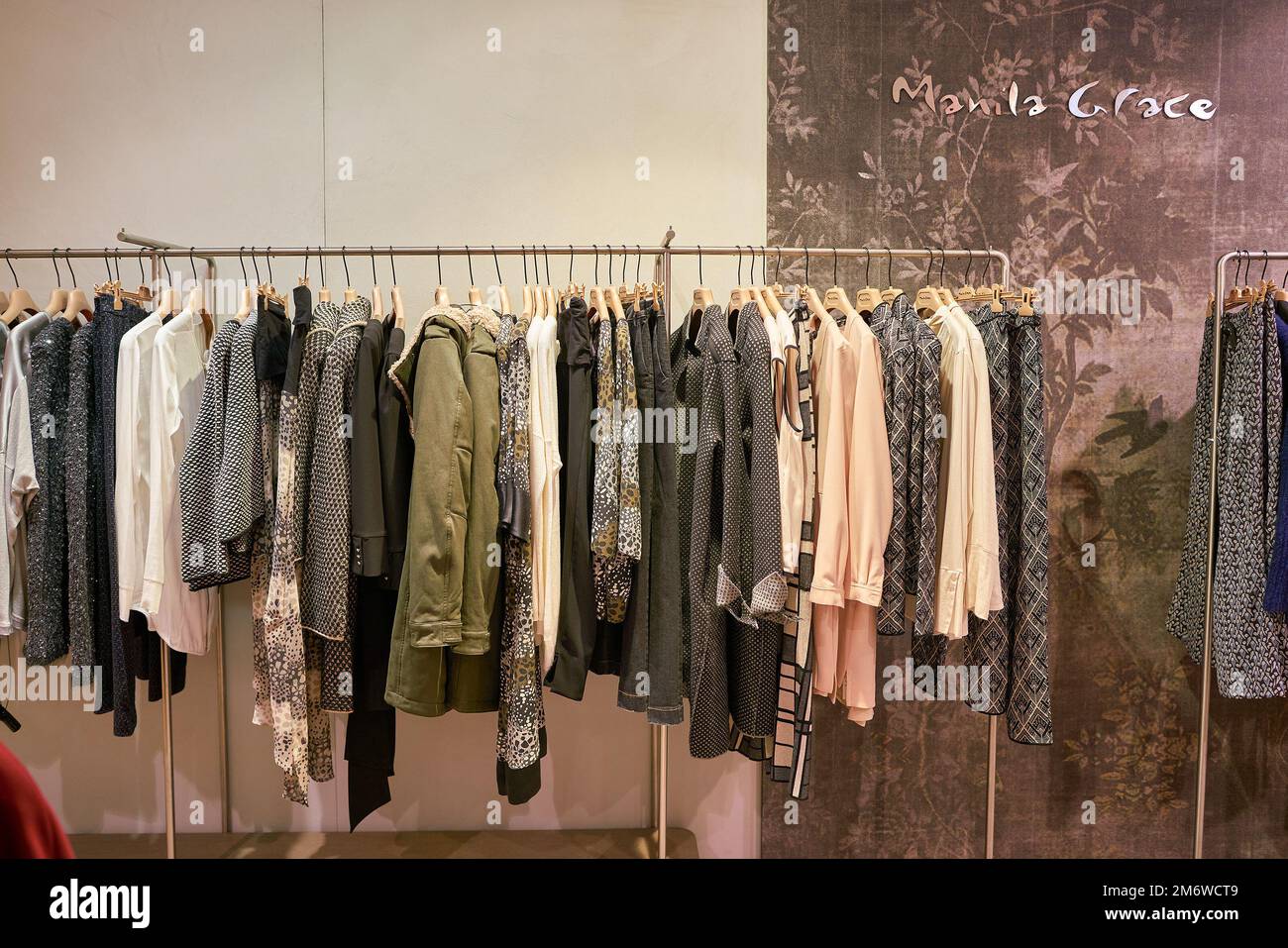 La Rinacente Rome ROME, ITALY - CIRCA NOVEMBER, 2017: interior shot of Rinascente store ...