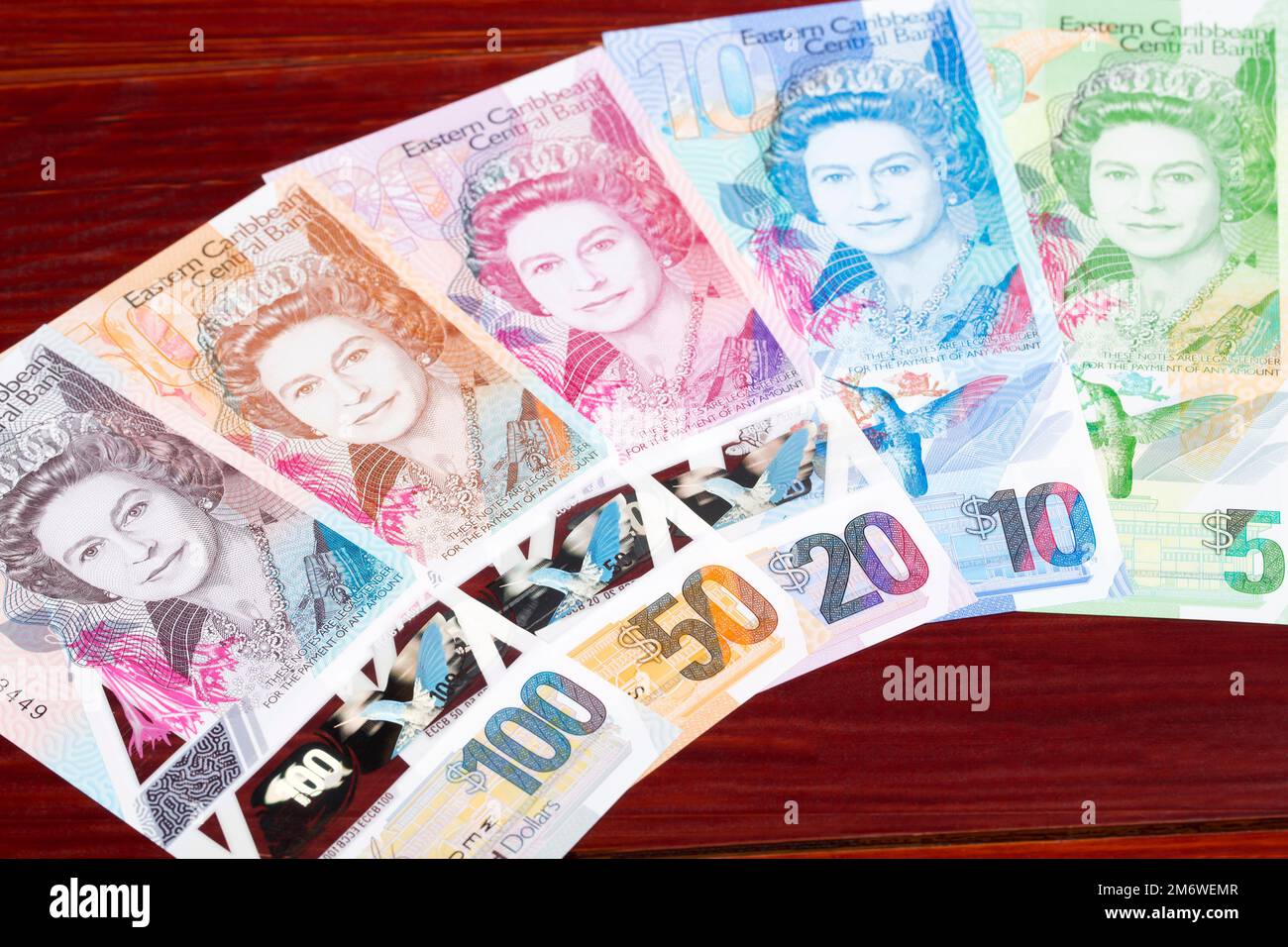 Eastern Caribbean Money A Business Background Stock Photo Alamy