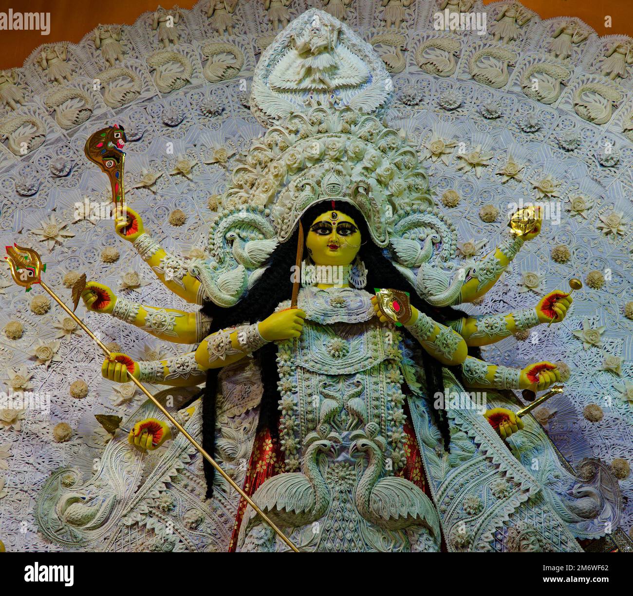 devi durga godess idol in durga puja festival Stock Photo