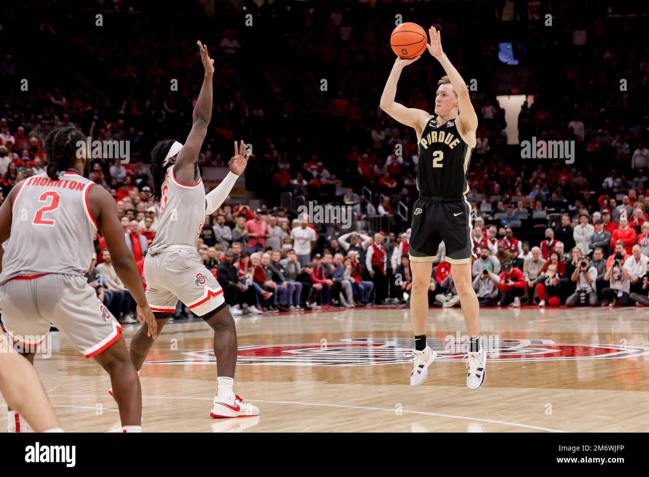 Columbus, Ohio, USA. 5th Jan, 2023. Purdue Boilermakers guard Fletcher