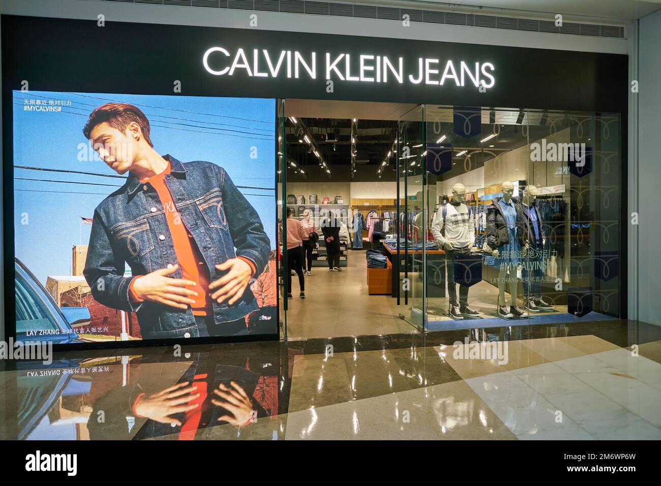 clothing's store's Calvin Klein Jeans in specifics, Nodira street