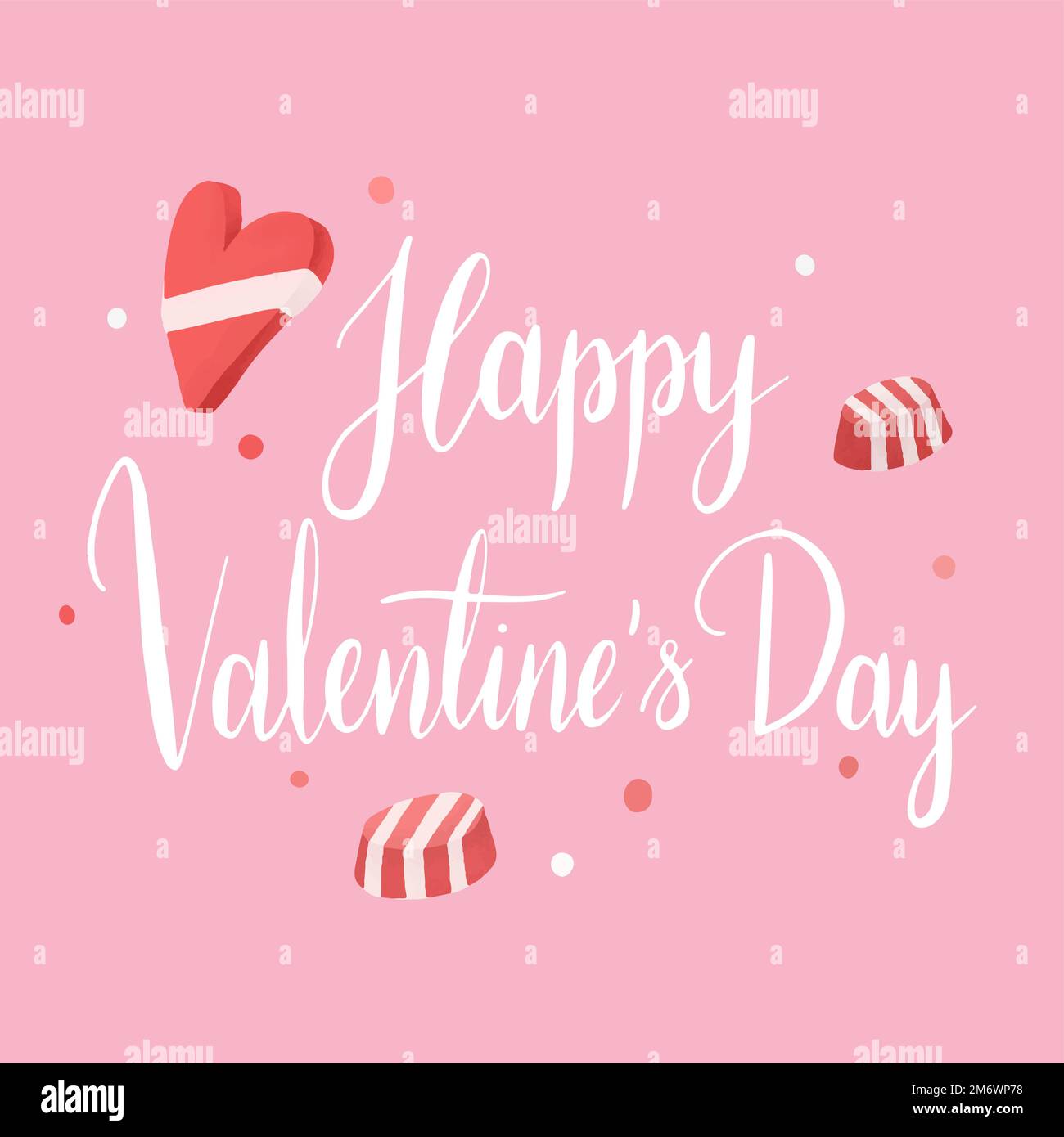 Happy valentines day typography vector Stock Vector Image & Art - Alamy