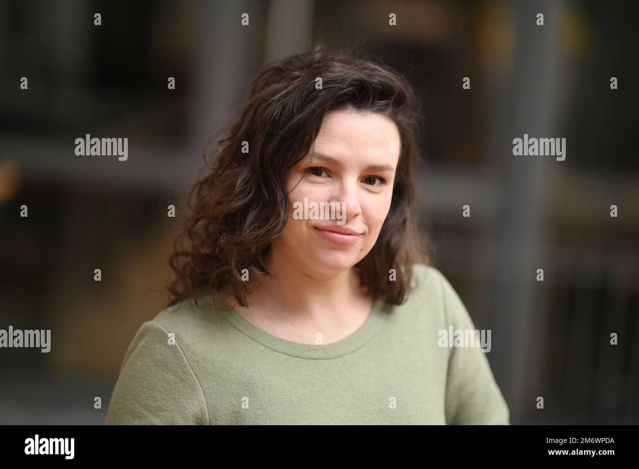 Karlsruhe, Germany. 05th Jan, 2023. The Ukrainian artist Alina Bukina ...