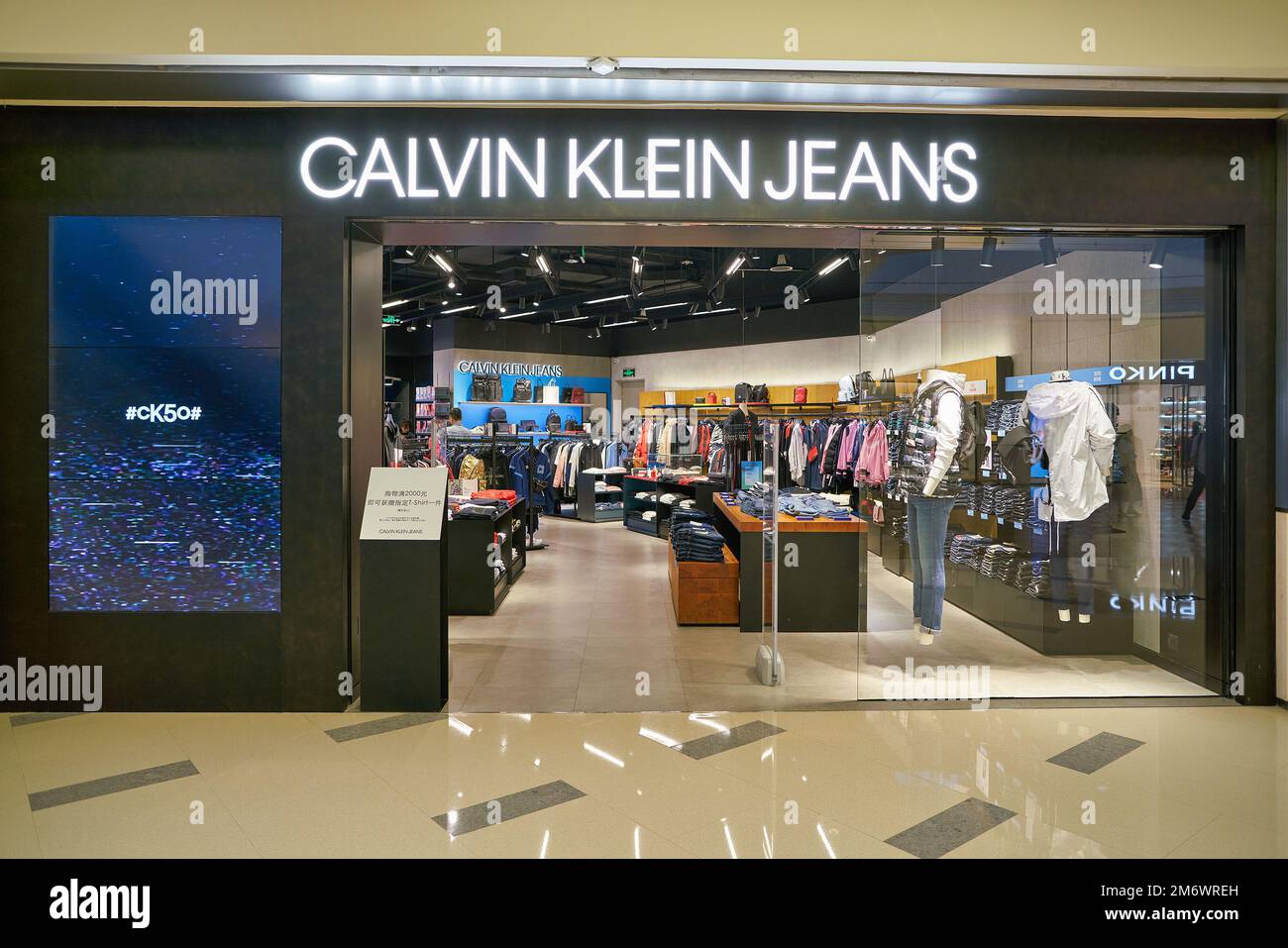 Calvin klein jeans outlet store hi-res stock photography and images - Alamy