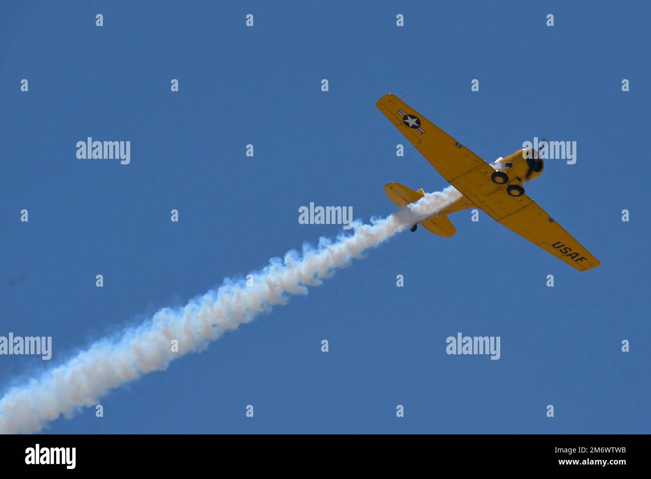 A Beechcraft T34 Mentor, from Coleman, Texas, performs during the 2022