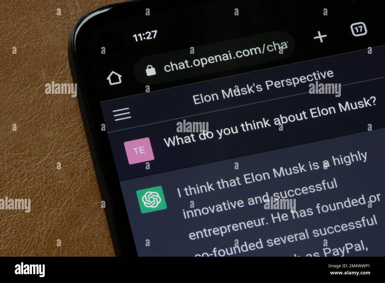 ChatGPT, a prototype AI chatbot developed by OpenAI that specializes in