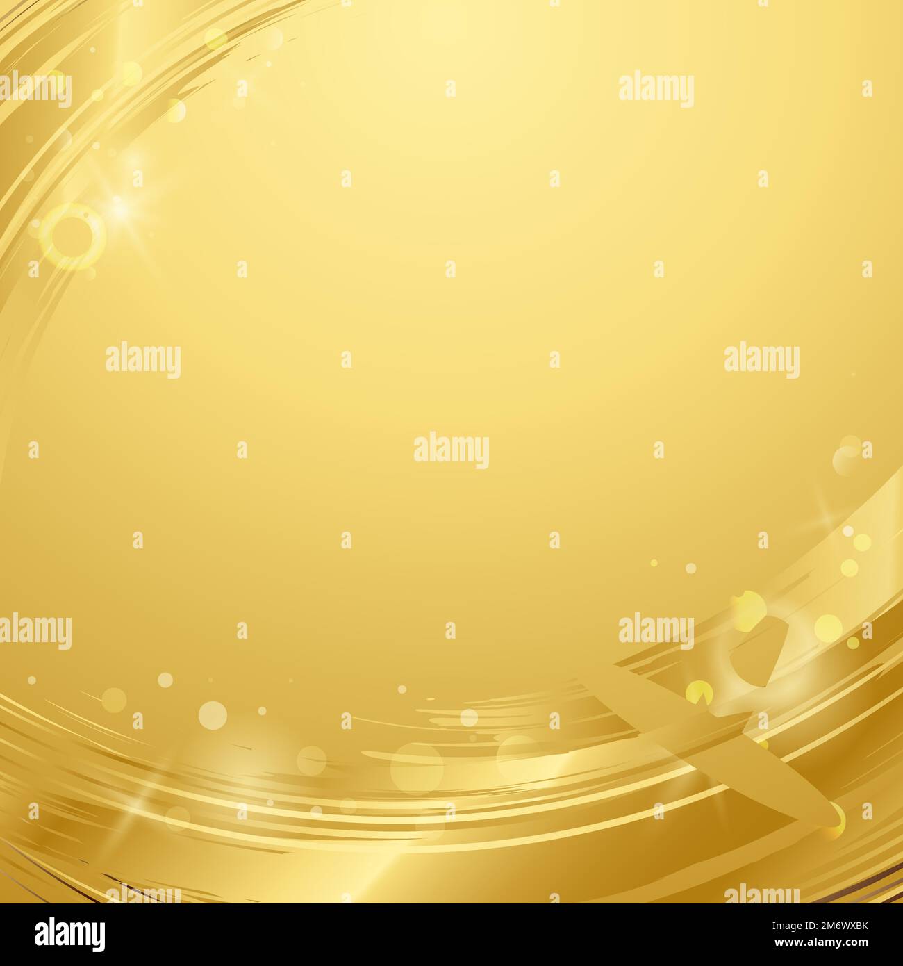 Golden wave abstract background vector Stock Vector