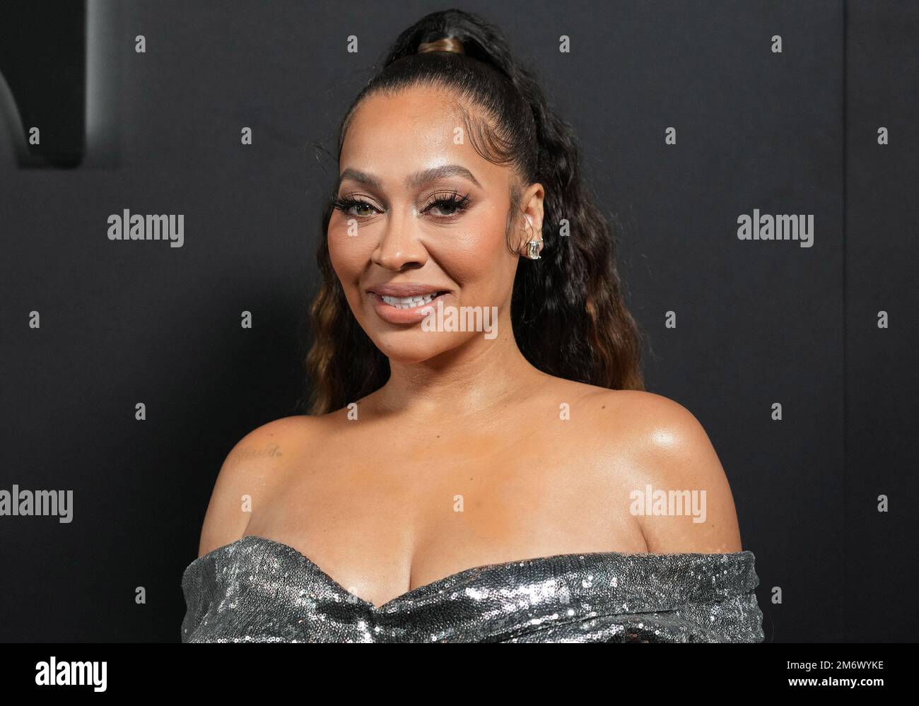 Hollywood, CA January 5, 2023. La La Anthony arrives at the Starz "BMF