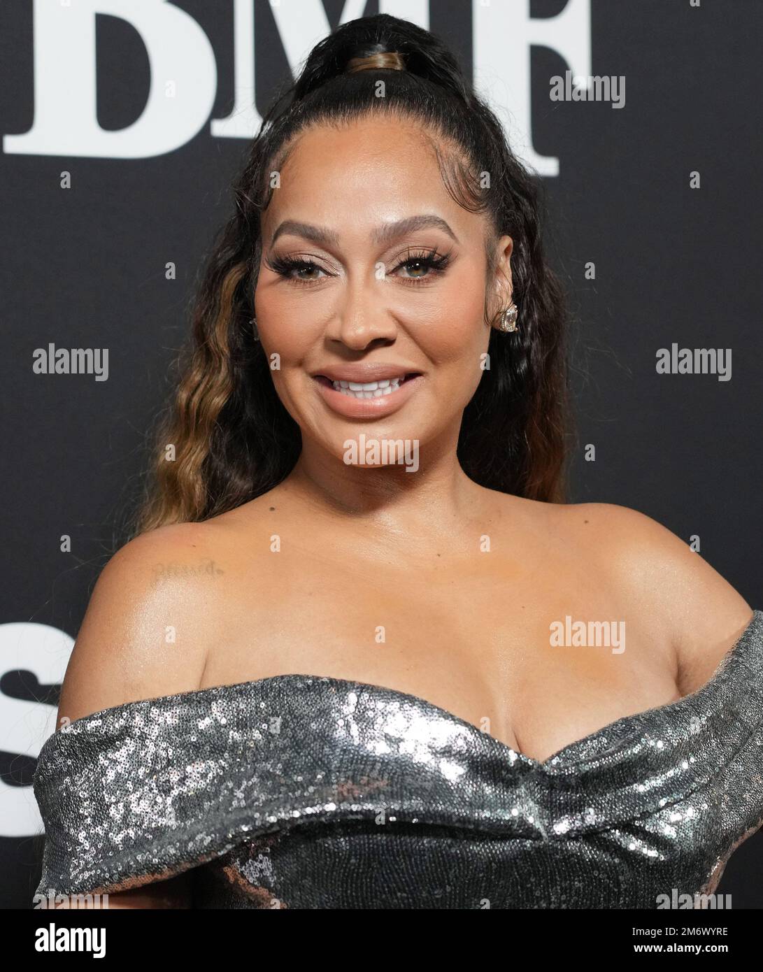 Hollywood, CA January 5, 2023. La La Anthony arrives at the Starz "BMF